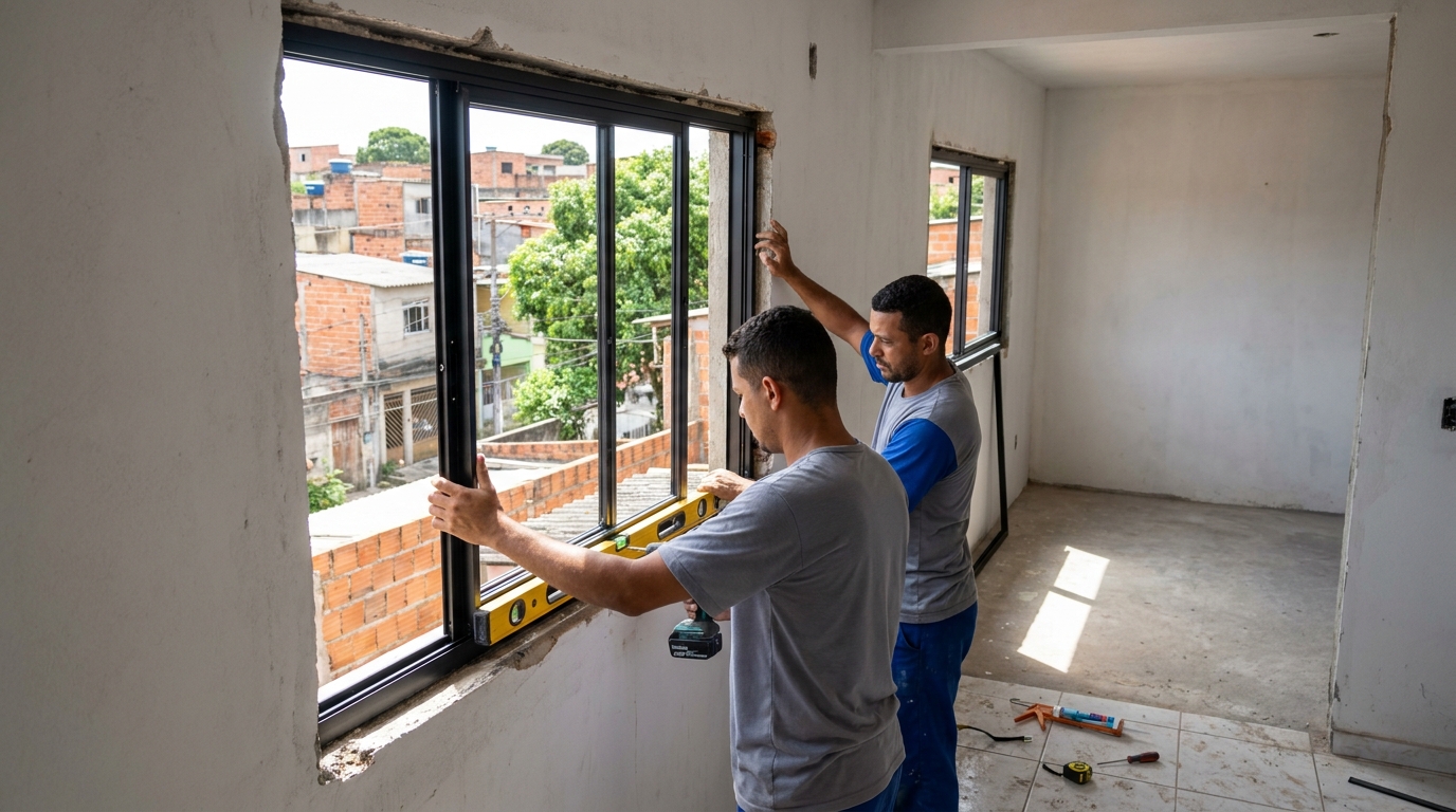 Produção de Portas e Janelas em Montes Claros‑MG