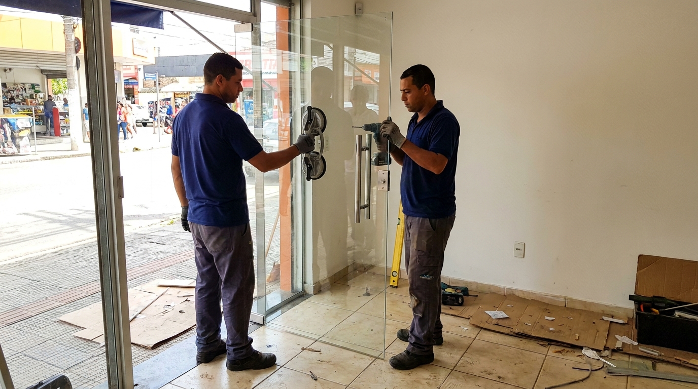 Portas em Vidro em Montes Claros‑MG